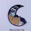Outdoor Scenery Embroidered Patches for Clothing Thermoadhesive Sea Wave Patch Cloudy Rainy and Sunny Iron on Fusible Patch DIY