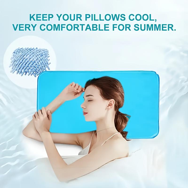 Summer Cooling Ice Pillow Cool Bed Mats Pad Relax Muscle Help Sleeping Pad Mat Travel Pillow Office Comfort Ice Pillow Aid Sleep