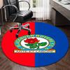 1PC round rug Rovers Crest Football Club Printed Round Area Rug ,Rug For Home Office, Round Chair Rug, Decorative Carpet Fan gifts Christmas gift