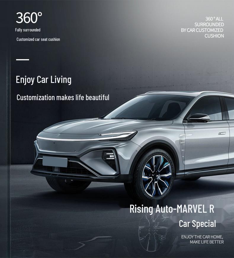 Fits Rising Auto MARVEL R Leather Car Seat Covers: All-Season, Full Enclosure for Five Seats.