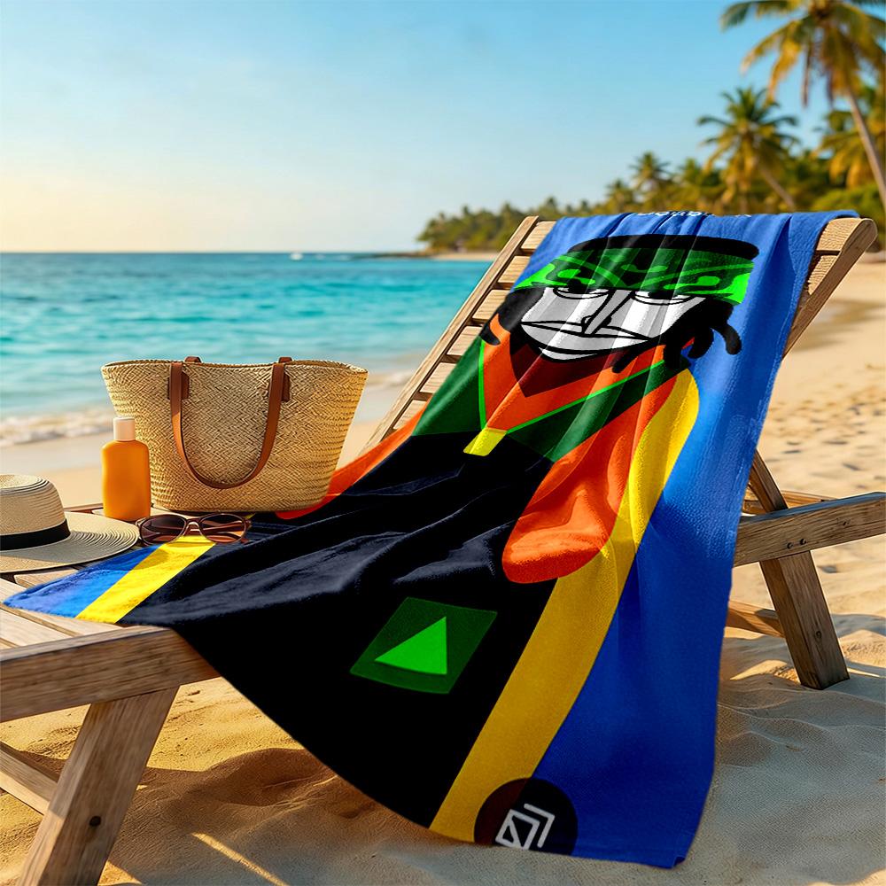 Incredibox Beach Towel Quick-Dry Soft Microfiber Comfortable Lightweight