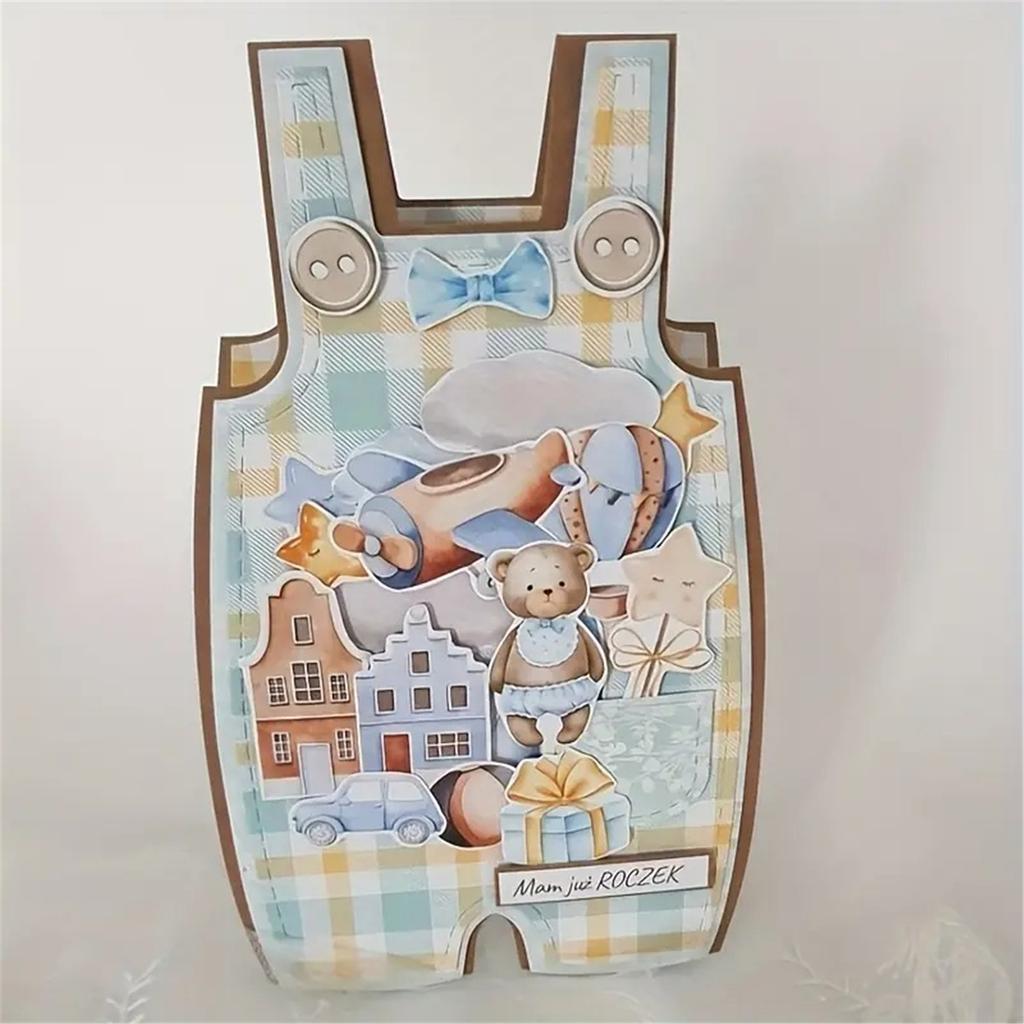 Infant Clothes Cutting Dies Carbon Steel Die Cut for Card Making Scrapbooking Album Packaging Paper Craft Embellishment