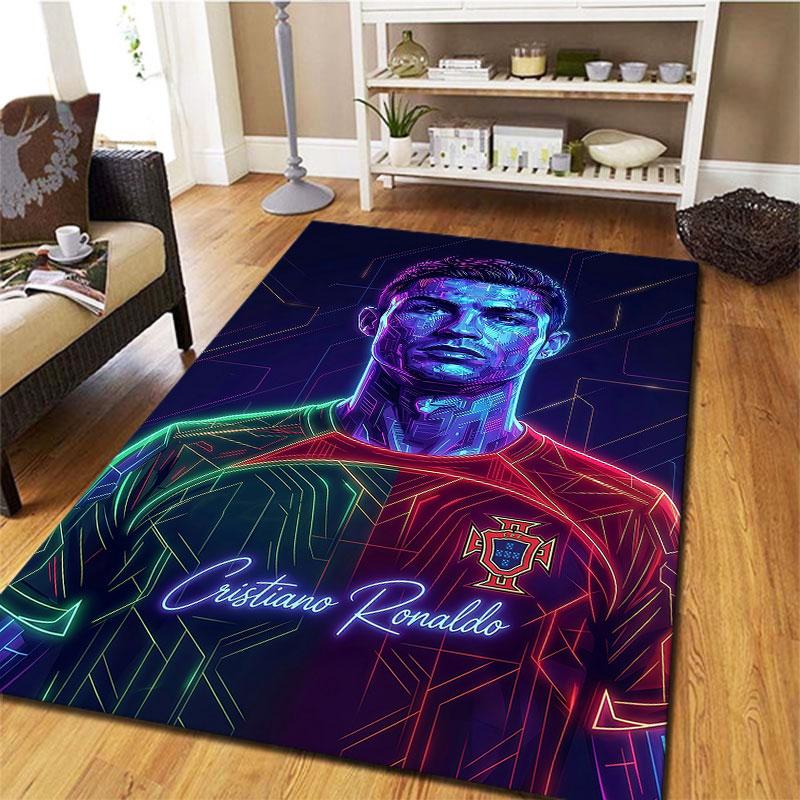 CR7 Cristiano Ronaldo Carpet Rug for Living Room Bedroom Home Sofa Decoration,Kids Play Non-slip Floor Mat