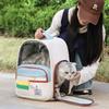 Portable Pet Cats Dogs Backpack Outdoor Carying Bag Comfortable Breathable Large Capacity Shoulder Handbag for Pet Products