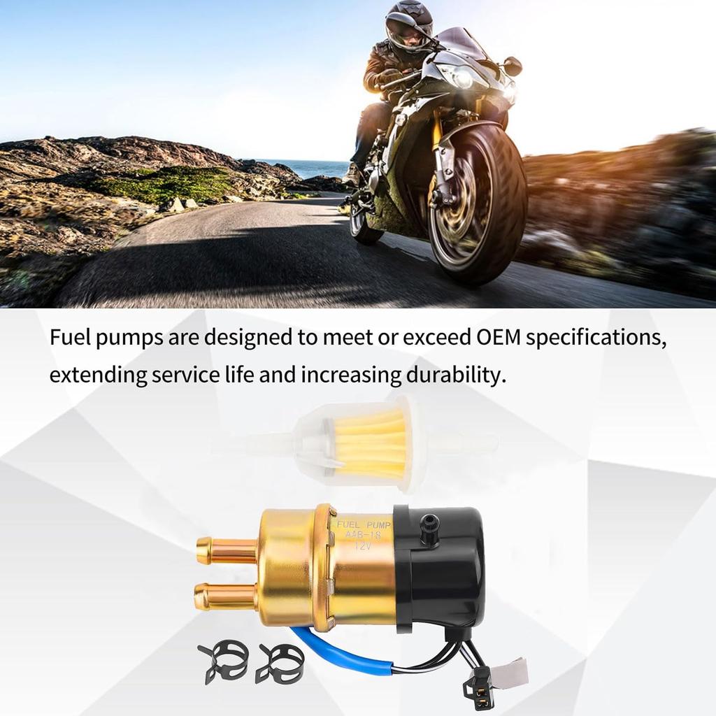 XuLong Electric Fuel Pump Compatible with Yamaha V Star 650 XVS650 Custom With Flames 2005/V Star 650 XVS650 Midnight Custom 2005-2010/XVS650A