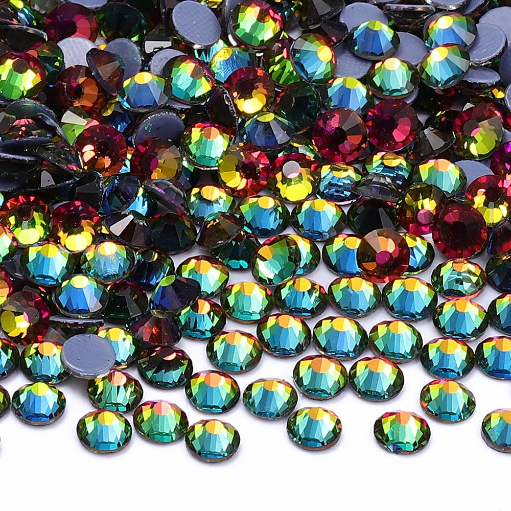 Hotfix Glass Rhinestone Crystal AB Effect High Quality Rhinestones Bulk Crystals Stones Garment Accessories for Clothing