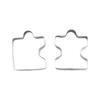 Puzzle 4Pcs Decorating Cookies Cutter Cake Mould Jigsaw Stainless Steel Tool