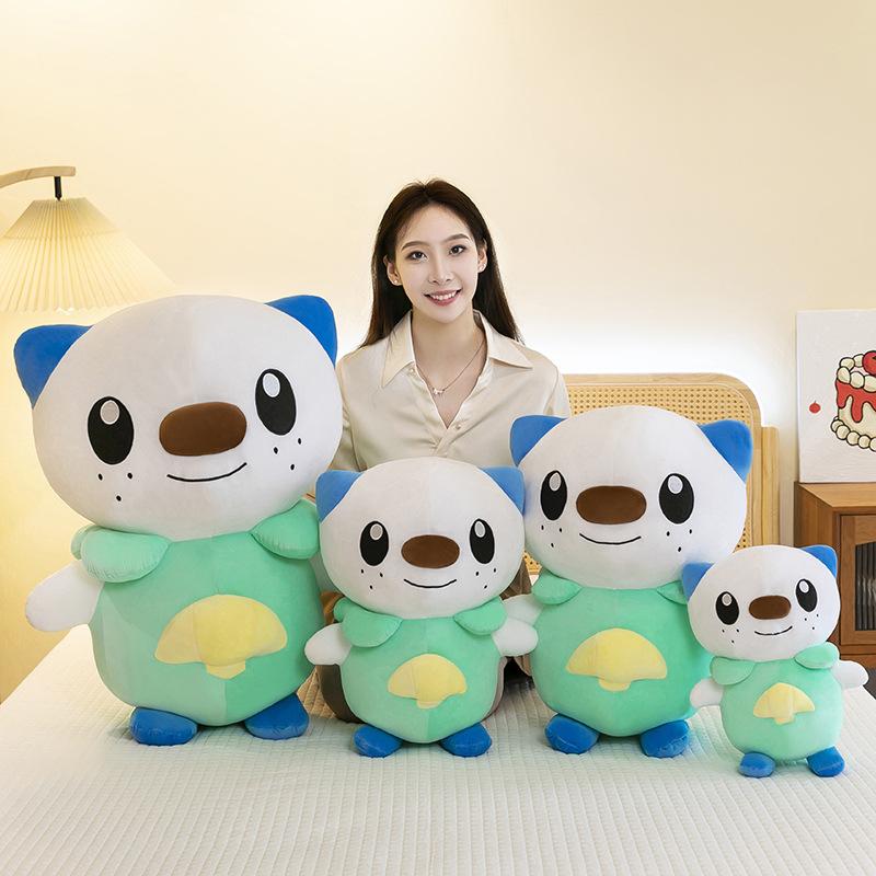 355060Cm Oshawott Plush Toy Cartoon Anime Doll Comfortable Soft Pillow Pokémon Plushie Stuffed Gift For Kids Christmas