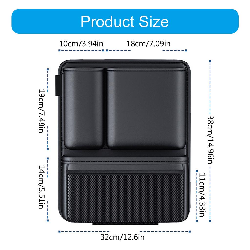Geantă de depozitare pentru portbagajul auto cu buzunare multiple 32x38cm pentru sortarea convenabilă a articolelor Proiectată pentru familii și călători