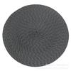 PP material woven placemat round heat insulation mat dining table western food non-slip mat nordic wind fruit plate coffee cup mat