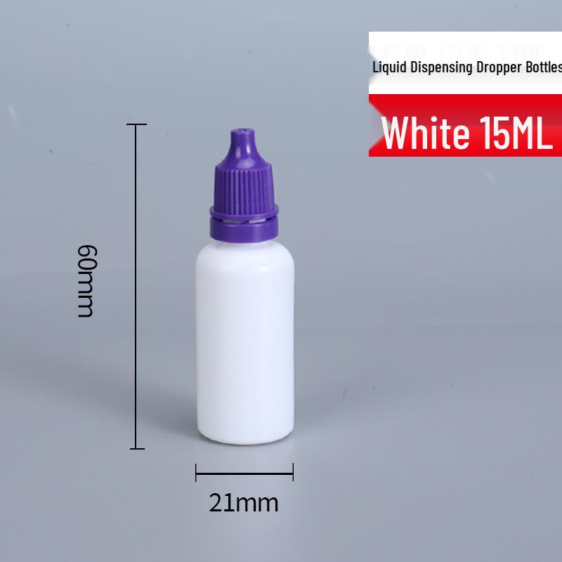בקבוקי פלסטיק עם טפטפת 5, 10, 20 מ"ל - לחיצה/חלוקה לנוזלים ודיו