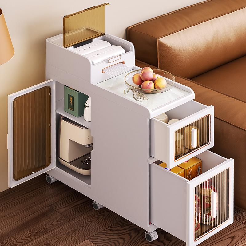 Bathroom Storage Cabinet Multifunctional Hidden Storage Cabinet Modern Design Cart for Bathroom or Living Room for Jewelry Use