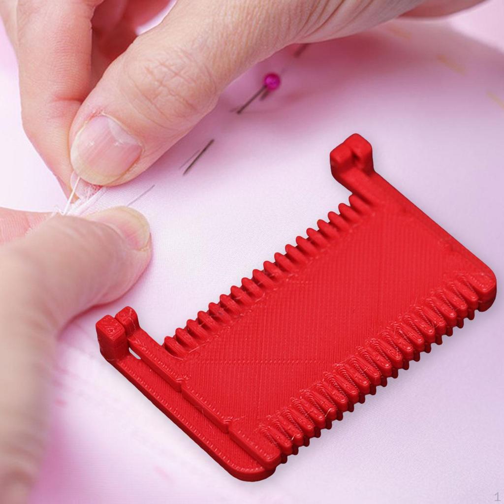 Miarka krawiecka z klipsem, szablon do naszywania, 9,5x4,5 cm, przenośna, wszechstronna, do precyzyjnego podwijania