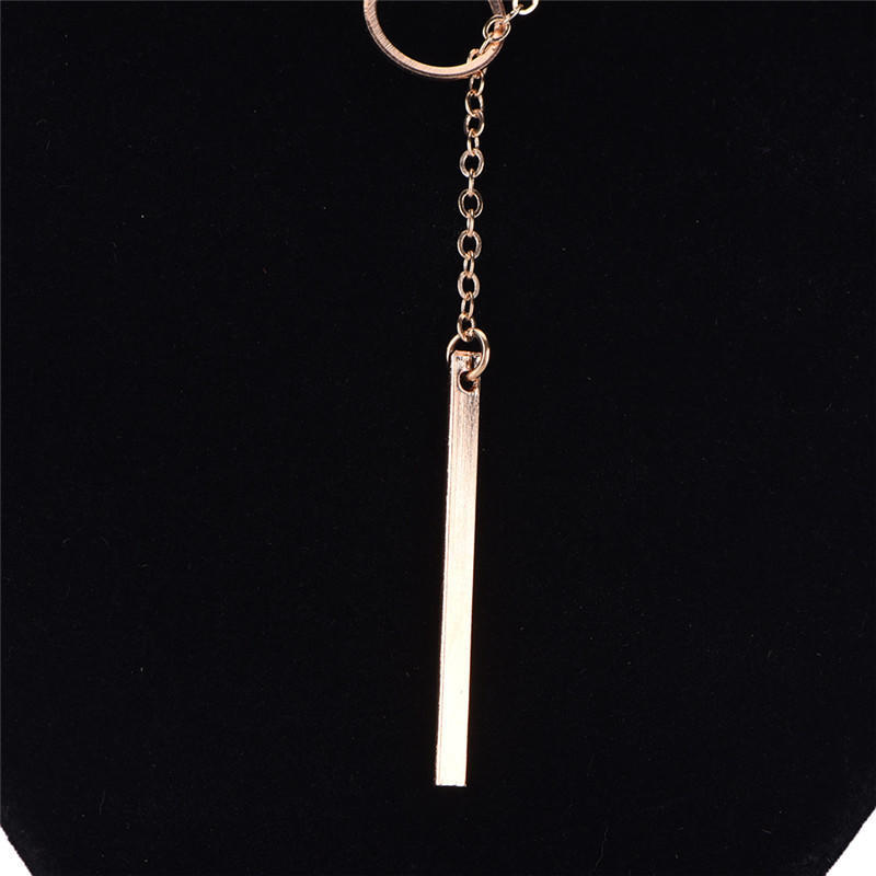Damen Persönlichkeit Einfach Atemberaubend Goldener Stab Kreis Lariat Halskette Schmuck