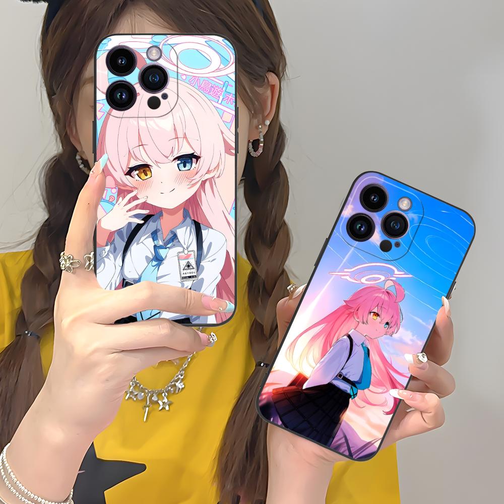 Blue Archive Takahashi Hoshino Matte Mobile Phone Case for iPhone 17 16 15 14 13 12 11 X XR XS 8 7 Air Pro Max Plus Mini