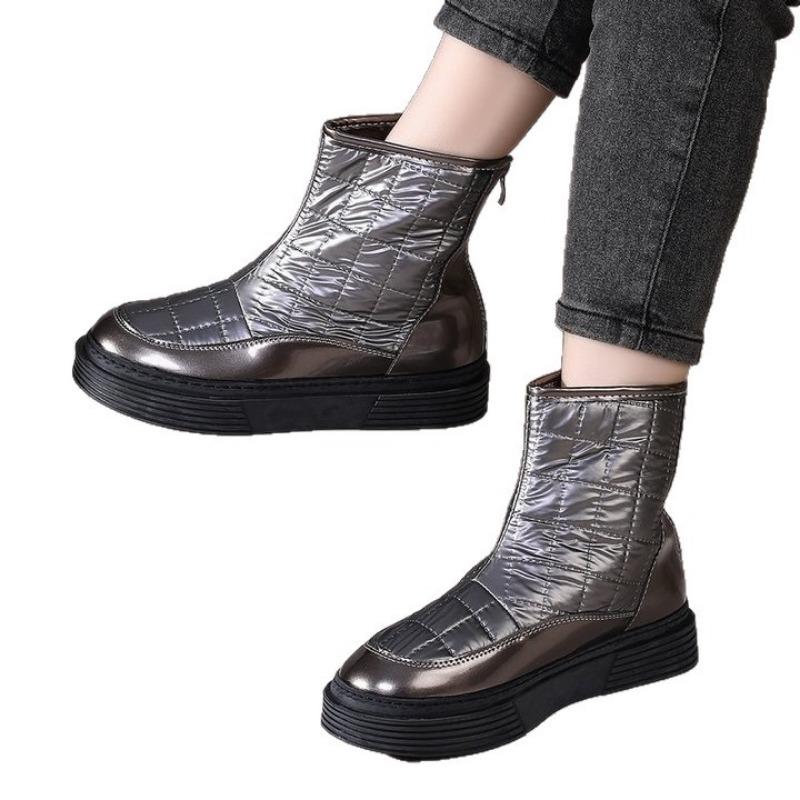 Nowe Wodoodporne i Antypoślizgowe Śniegowce, Ciepłe Bawełniane Buty, Botki, Uniwersalne Damskie Buty w Dużych Rozmiarach