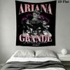 Ariana Grande Glow Wall Hanging Printed Fabric Blanket Decorative Tapestries for Bedroom Living Room Home Decor