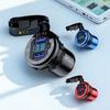 36W Car Dual USB Charger QC3 0 Waterproof with Voltmeter Switch for 12V 24V Motorcycle ATV Boat RV