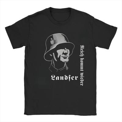 2025 Nouveau Das Reich Kommt Wieder T-shirt T-shirt Landser T-shirt Groupe de Rock Vêtements Confortables à Manches Courtes pour Femmes