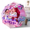 Stele Disco Sărbătoare Umbrelă Automată de Exterior Robustă cu 8 Nervuri Plastic Durabil Fier Utilizare Zilnică în Aer Liber Accesoriu de Exterior Cadou Perfect Prieteni