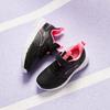 Anta Kids Vitality Synthetic Leather Simple Versatile Lightweight Shock Absorbing Low Top Running Shoes Kids Sneaker Black Pink A22439968-6