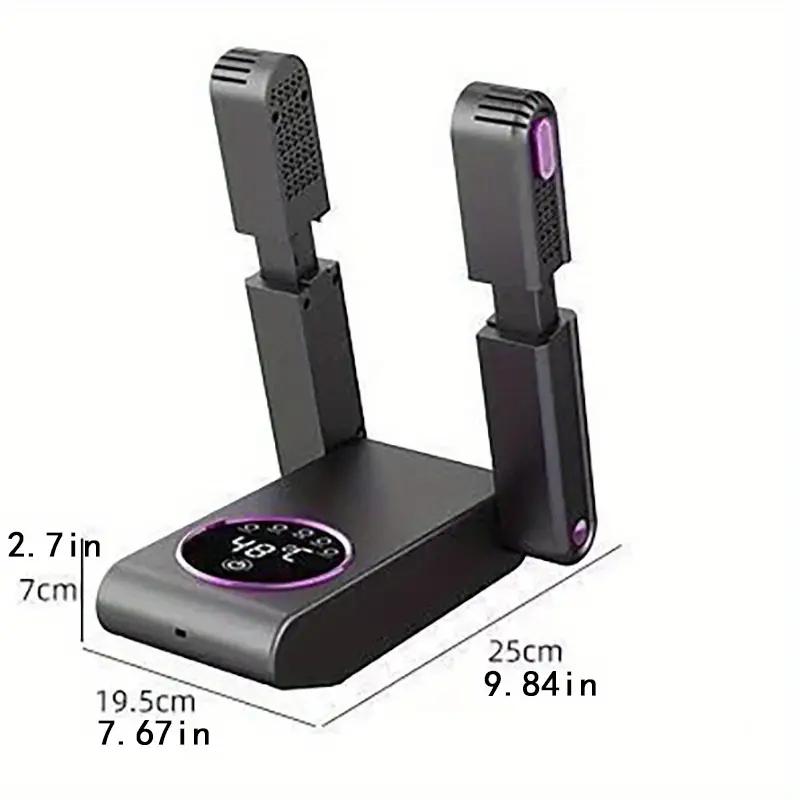 Portable Electric Shoe Dryer - Quick Drying Adjustable Timer - Suitable for Shoes, Boots, Gloves & More - For Sports Enthusiasts