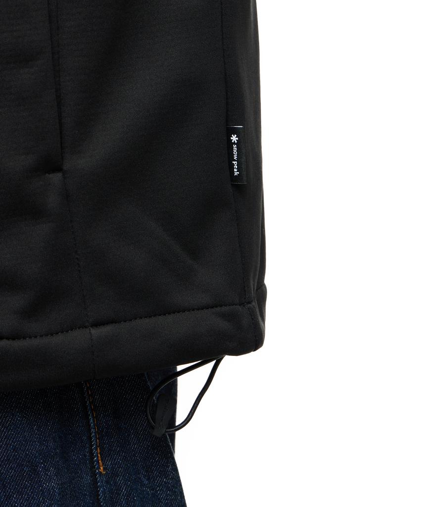 Recycled Soft Shell Hoodie - Black
