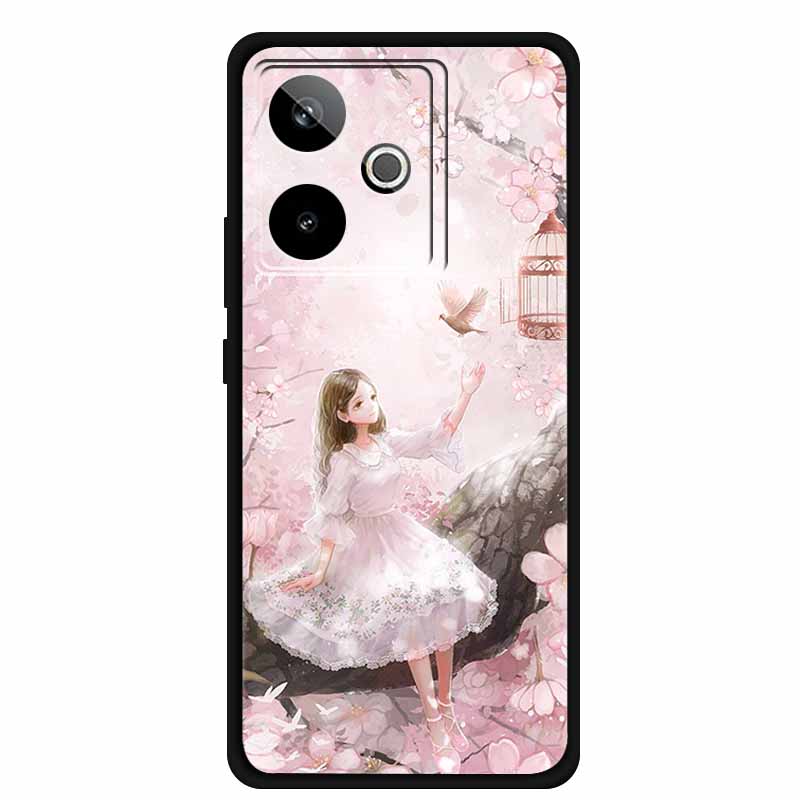 For Realme GT 7T GT7 Case Cool Animal Protective Silicone Back Cover Cases For Realme GT 7 Black Phone Funda Realme GT 7T Coque