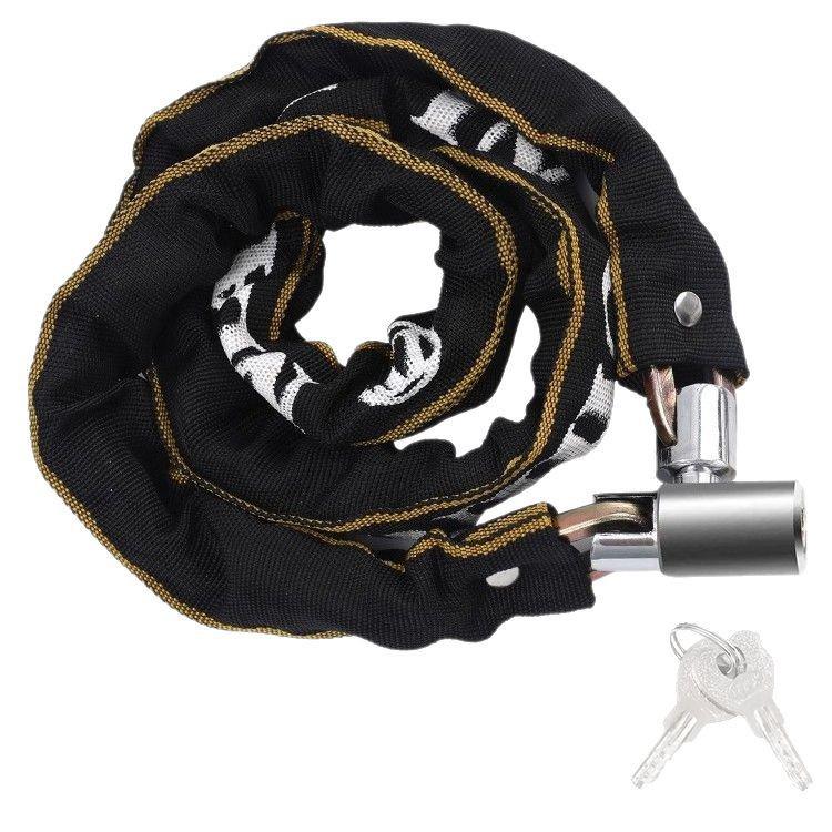 Vodotěsný Nerezový Protikrádežový Řetězový Zámek pro Helmy, Jízdní Kola, Elektrická Vozidla a Dveře