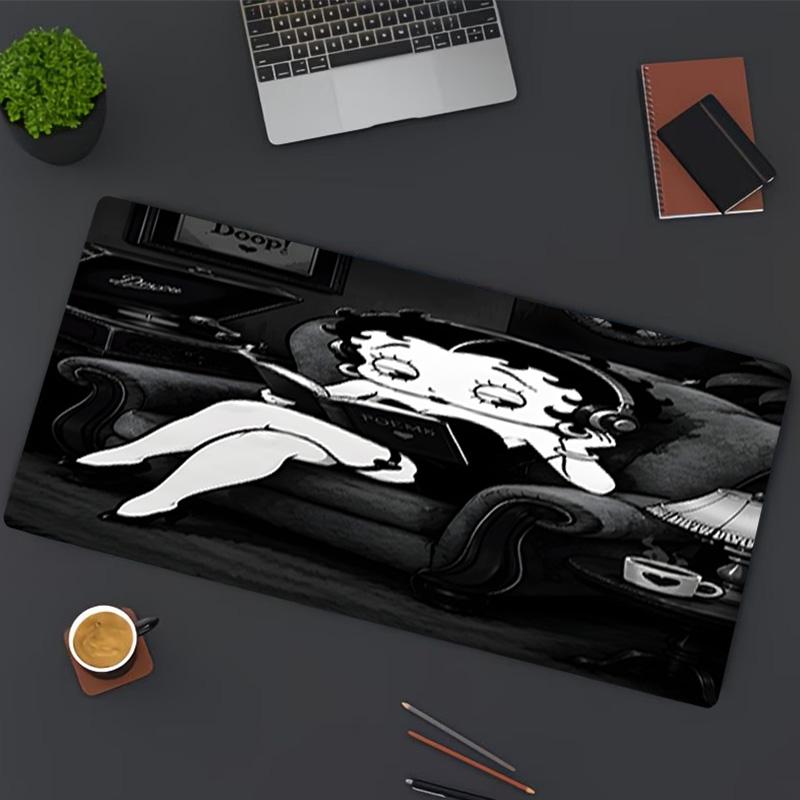 Betty Boop Print Mouse Pad, for Keyboard Pad Laptop PC Mat for Office Home Use, Desk Decor, Perfect Birthday Gift for Gamers