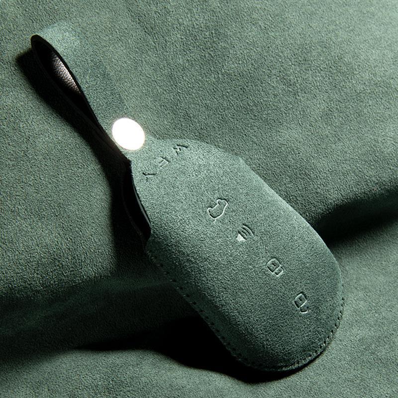 High-Grade Suede Key Case for Great Wall Weipai Blue Mountain Models 23 & 25 PHEV.