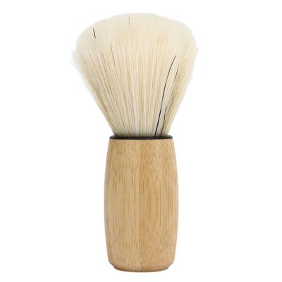 Perie de ras pentru bărbați, mâner ergonomic din lemn, perie de ras pentru păr moale, îngrijire facială