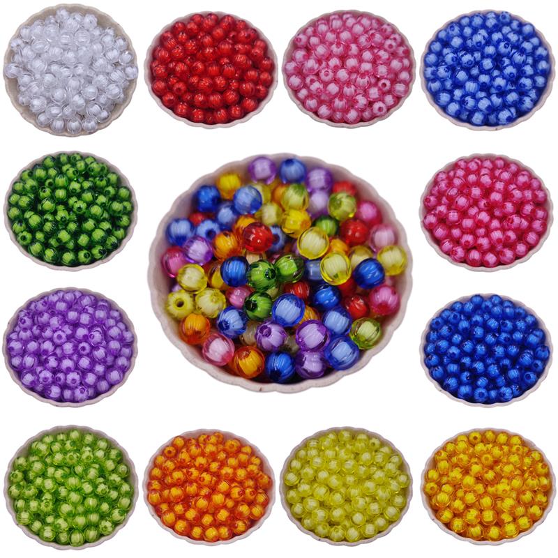 CRAFTYMELODY 100-tlg. Herz Perlen Set - Millefiori Glasperlen 8mm Für Schmuckherstellung