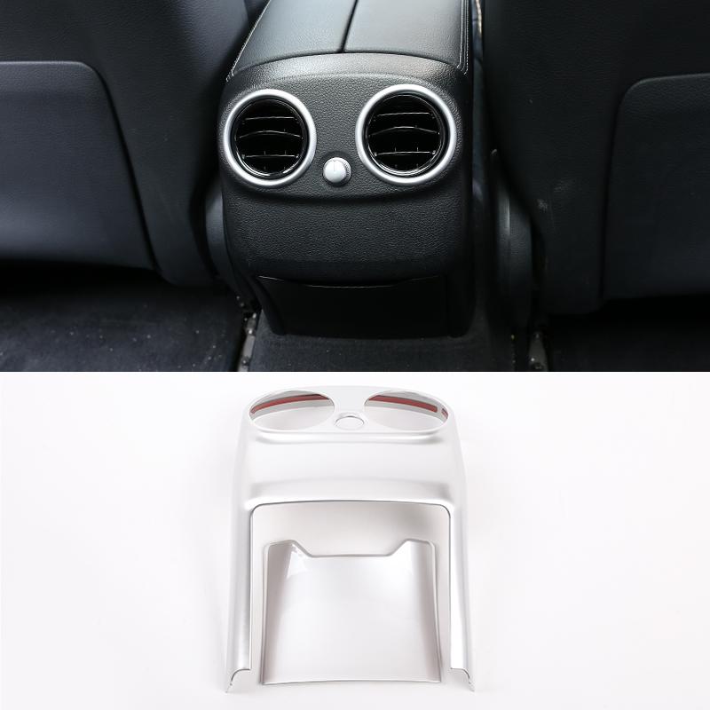 

ABS Carbon Fiber Car Rear Air Conditioning Vent Cover Trim For Mercedes Benz C Class W205 W206 2015-2022 Interior Accessories