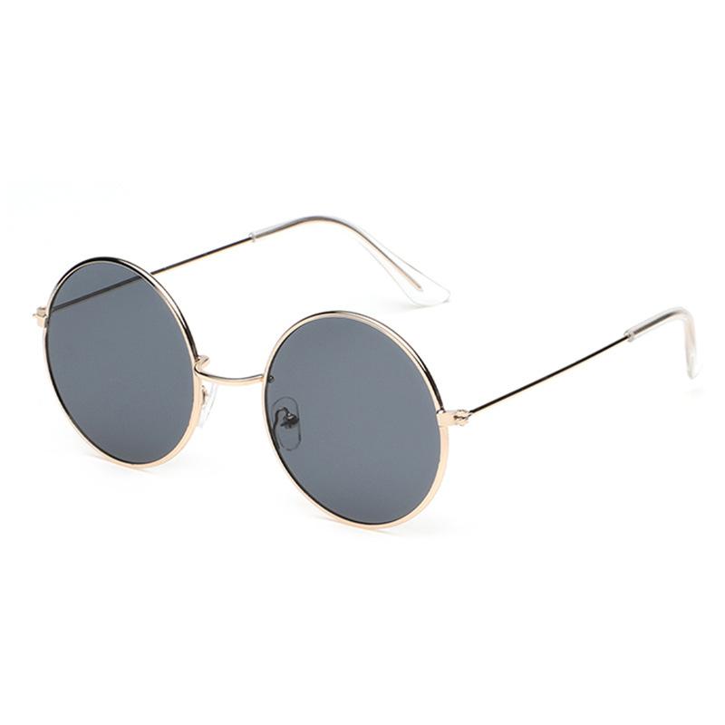 2026 Women's Alloy Mirror Sunglasses, Retro Designer Travel Sunglasses, Pink Round UV400 Sunglasses for Women Gafas De Sol