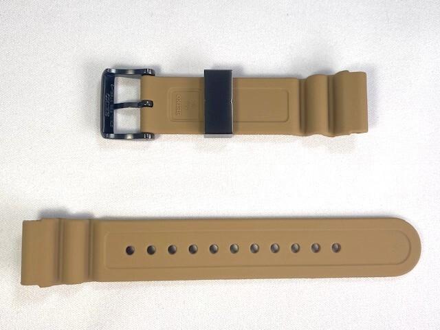R03D012N0 SEIKO Prospex 20mm Silicone Band Beige for Via SBDY059/ 4R36-08X0 (Ships Nekoposu)