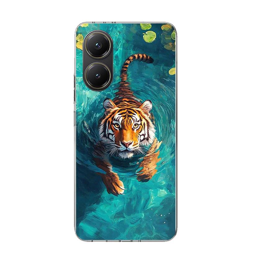 Superior Tiger Pattern Art Phone Case For Xiaomi Poco X7 X6 X5 Pro F7 Ultra Redmi 15C 15 13 13C 12 12C 10 10A 10C 9 9A 9C 9T Cov