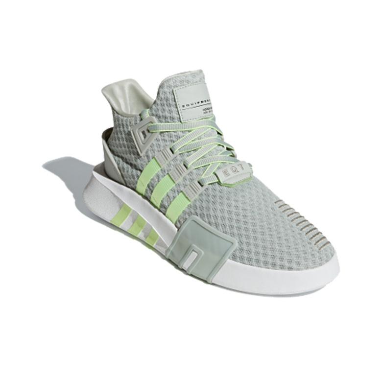 adidas Originals Eqt Bask Adv Retro Comfortable Shock Absorption Non-Slip Mid-Top Lifestyle Casual Shoes Unisex Casual Shoes Green Gray BD7783