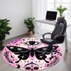 1pc Celestial Butterfly Carpet, Round Non Slip Durable Large Size Office Carpet, Suitable for Office