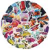 10/30/50pcs Classic  Anime Cars Stickers Cartoon Lightning McQueen Sticker Notebook Phone Suitcase Funny Graffiti Decals
