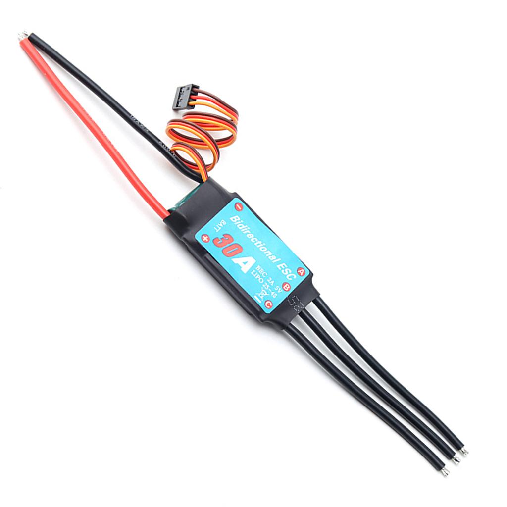 30A Brushless ESC Bidirectional Electronic Speed Controller for RC Car Boat Remote Control Ship