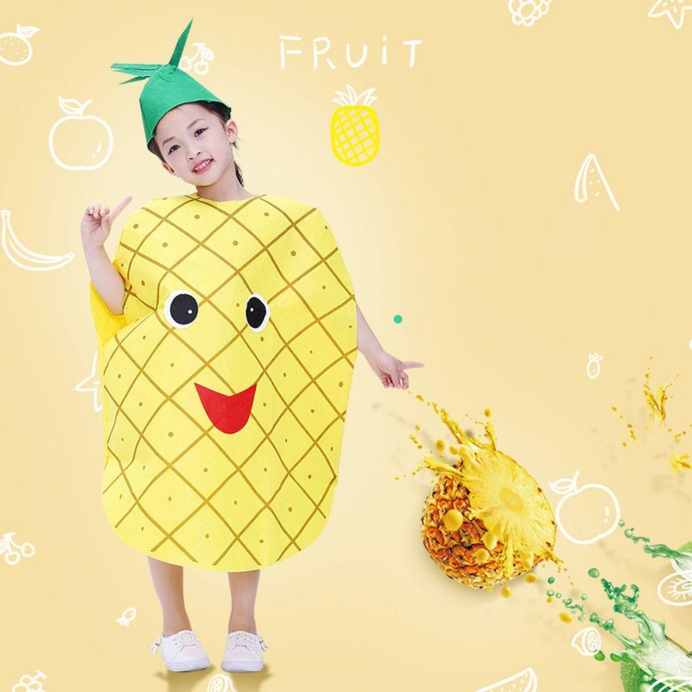 Performance Stage Fruit Veggie Costume Food Performance Suit Children Cosplay Costume  Women