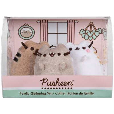 GUND Pusheen Familienfest Sammlerset von 3 Plüschkatzen