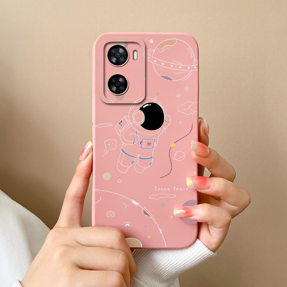 For One Plus Nord N20SE N300 Case Fun Astronaut Phone Back Cover For 1+ Nord N20 SE N 300 Liquid Silicone Funda Camera Protector