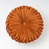 40cm Round Pumpkin Pillow Button Pillow Solid Color Drifting Window Tatami Cushion Thickened Chair Cushion