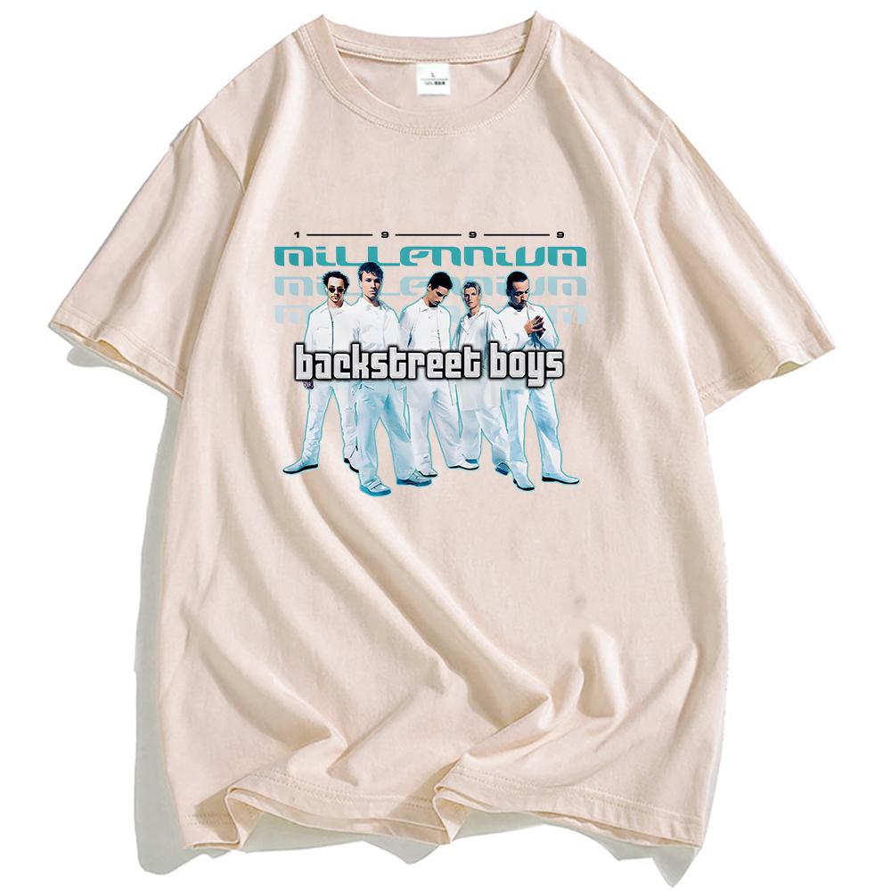 Tričko Backstreet Boys Millennium 2.0 s krátkým rukávem, bavlněné letní tričko, ležérní móda, letní pánské tričko s kulatým výstřihem, grafické tričko