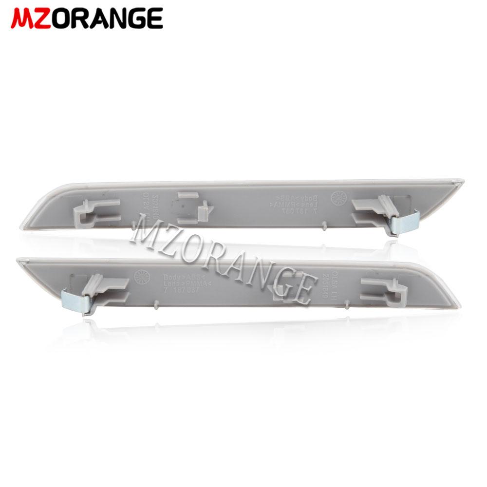 For BMW X6 E71 E72 X5M 2008-2014 Side Marker Light Front Bumper Reflector Lamp Turn Signal Lights Car Accessories 1