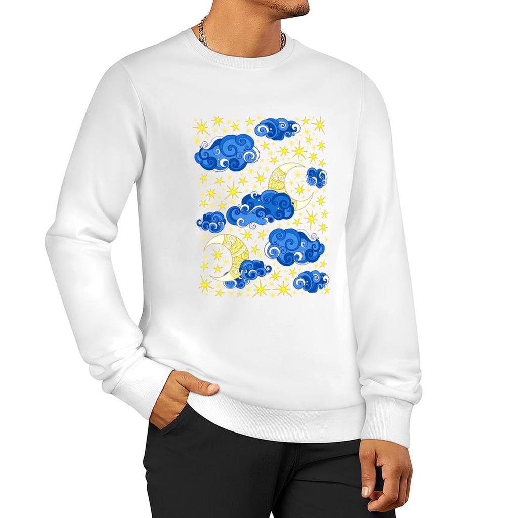 Fairytale Weather Forecast Print Pullover Hoodie Men's Autumn Clothes Men Clothes Men Clothing Hooded Sweatshirts