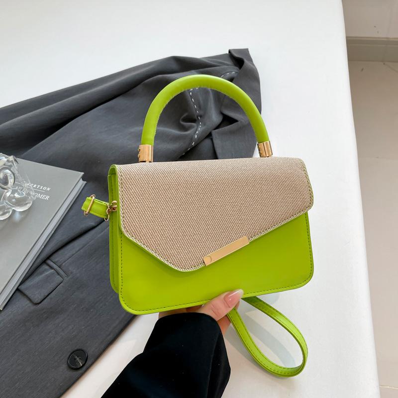 New women's bag 2025 trendy locomotive style leather strip decorative underarm bag fashionable commuter women's shoulder bag