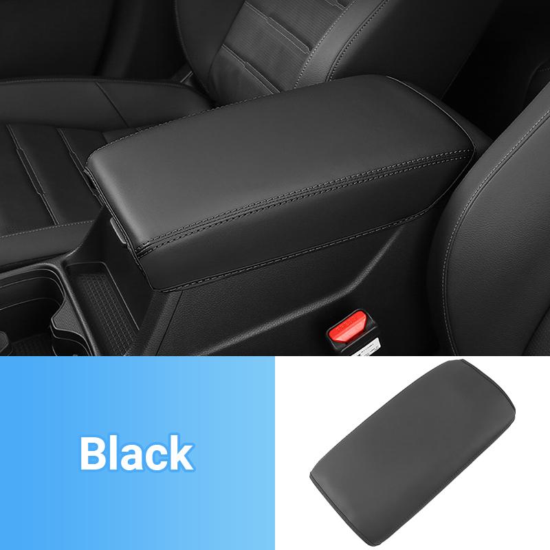 

Подлокотник из искусственной кожи для автомобиля, консольная накладка, чехол, подушка, верхний коврик, чехол для Honda CR-V CRV 6-го поколения 2023 2024 2025 Hybrid чёрный